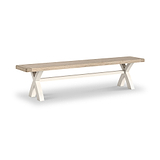 Belmont Cross Leg Dining Bench Without Cushion from Roseland Furniture