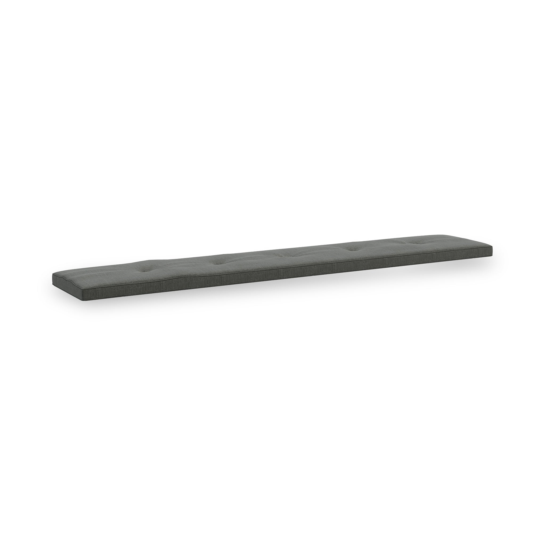 Belmont Cross Leg Dining Bench Charcoal Cushion from Roseland Furniture