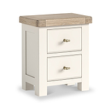 Belmont 2 Drawer Bedside from Roseland Furniture