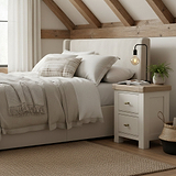 Belmont 2 Drawer Bedside from Roseland Furniture