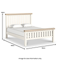 Belmont Slatted King Bed Frame from Roseland Furniture