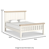 Belmont Slatted King Bed Frame from Roseland Furniture