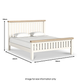 Belmont Slatted Super King Bed Frame from Roseland Furniture