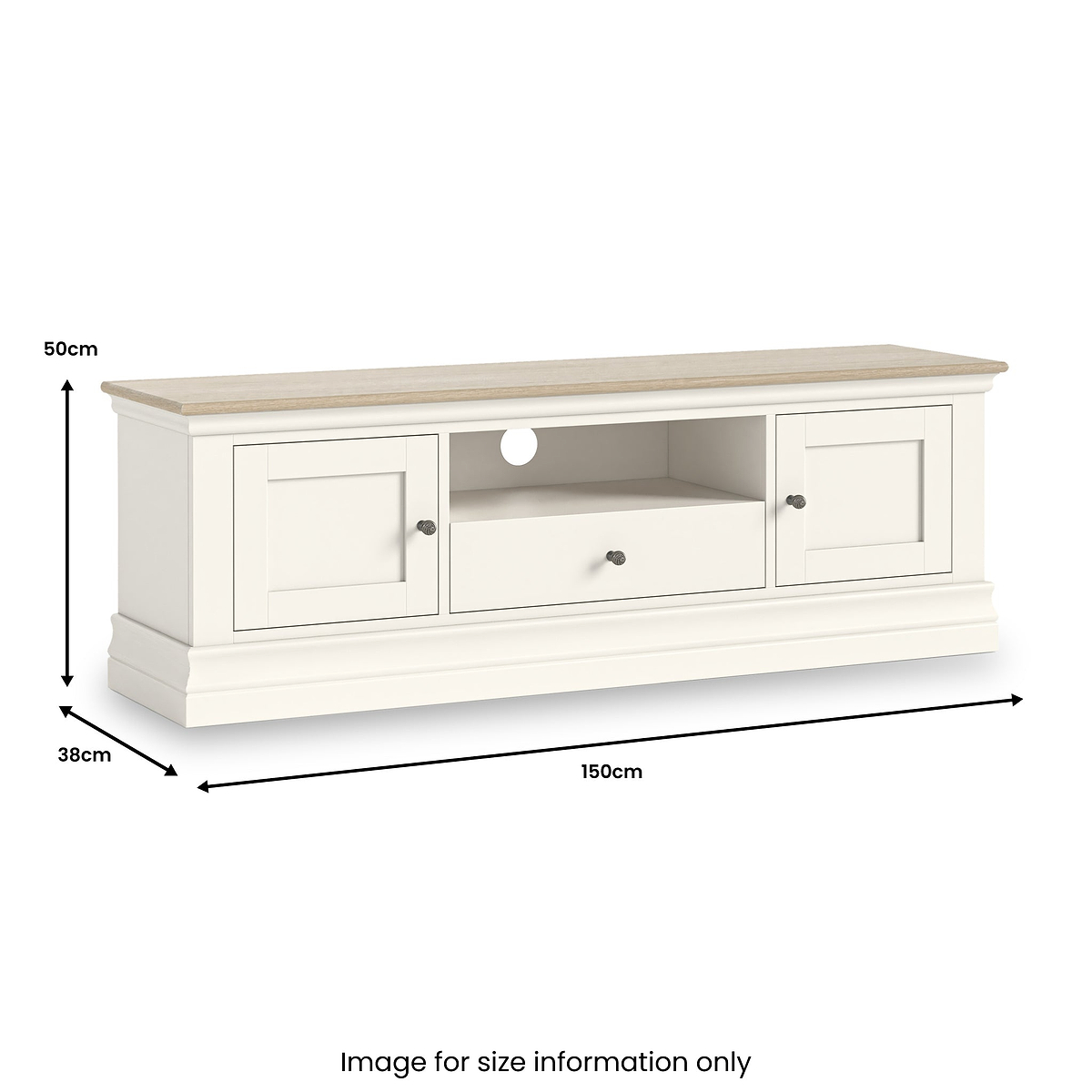 Linden 150cm TV Unit from Roseland Furniture