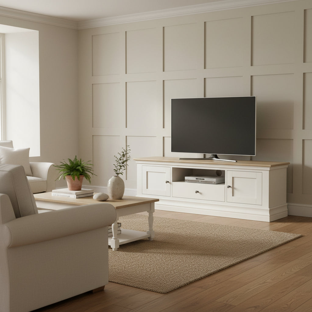 Linden 180cm TV Unit from Roseland Furniture