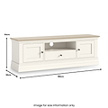 Linden 180cm TV Unit from Roseland Furniture
