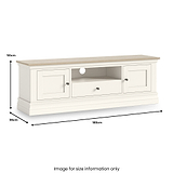 Linden 180cm TV Unit from Roseland Furniture
