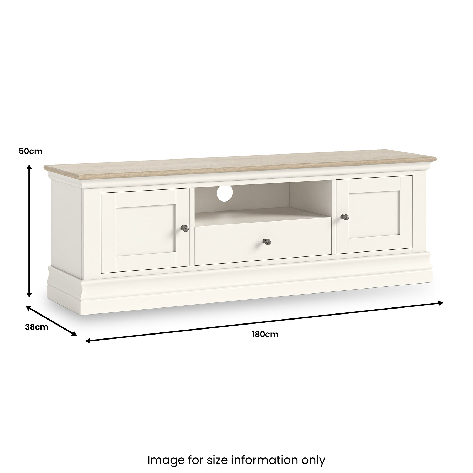 Linden 180cm TV Unit from Roseland Furniture