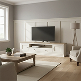 Linden 210cm TV Unit from Roseland Furniture
