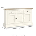 Linden Large Sideboard from Roseland Furniture