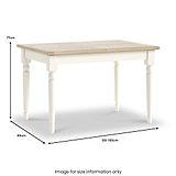 Linden 120 165cm Extendable Dining Table from Roseland Furniture