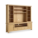 Portland Oak TV Media Storage Unit from Roseland Furniture