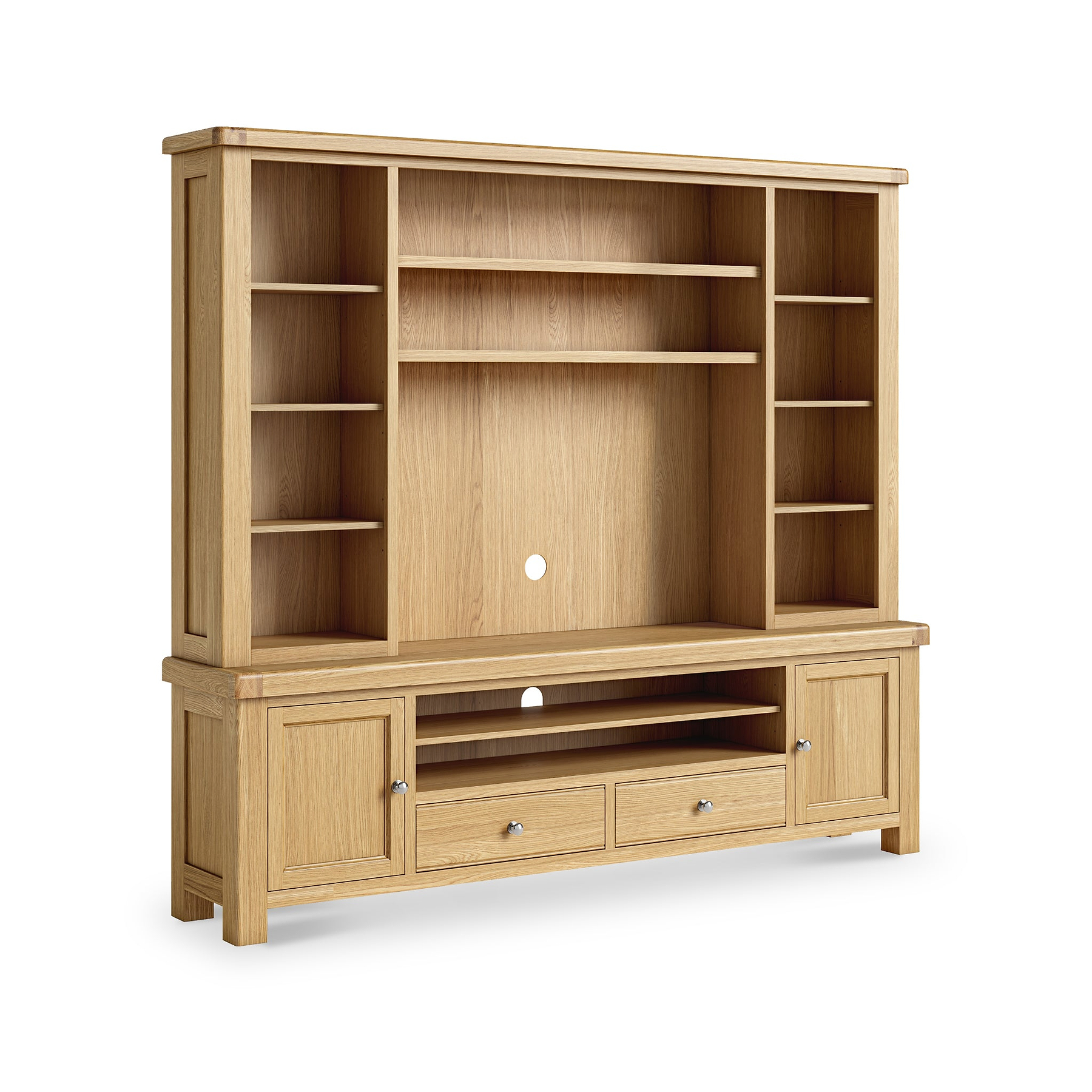 Portland Oak TV Media Storage Unit from Roseland Furniture
