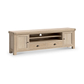 Portland Washed Oak TV Media Storage Unit from Roseland Furniture