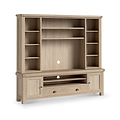 Portland Washed Oak TV Media Storage Unit from Roseland Furniture