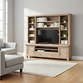 Portland Washed Oak TV Media Storage Unit from Roseland Furniture
