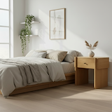 Arden Oak Bedside Table from Roseland Furniture