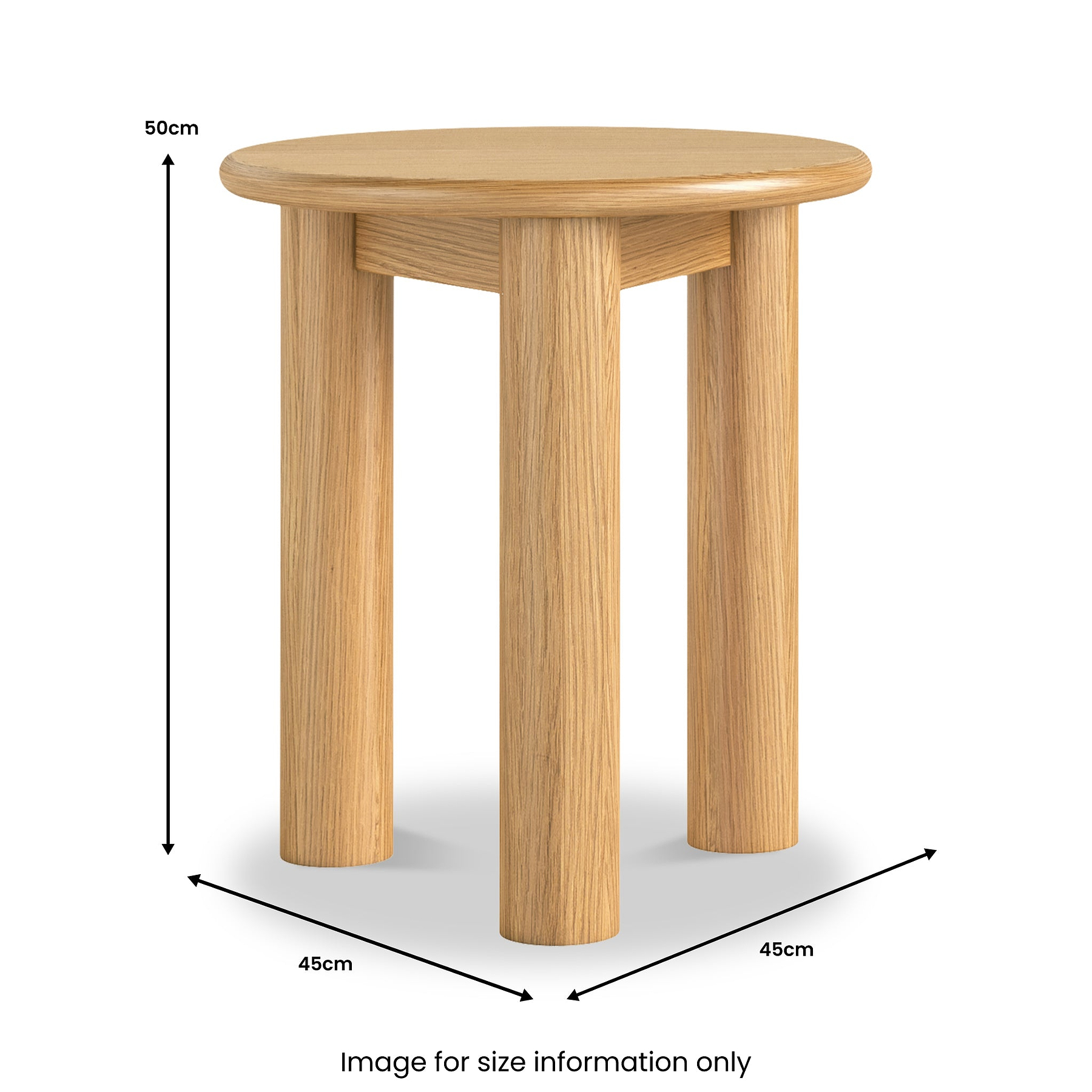 Arden Oak Side Table from Roseland Furniture