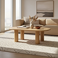 Arden Oak Oval Coffee Table from Roseland Furniture