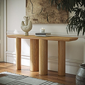 Arden Oak 165cm Console Table from Roseland Furniture