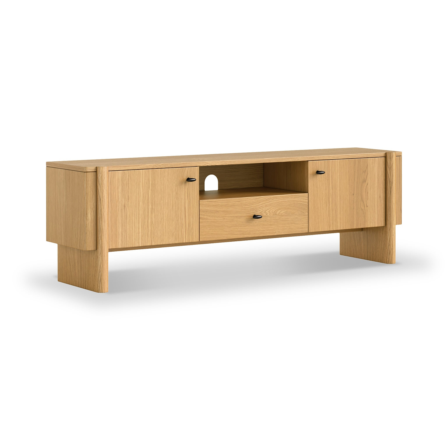 Arden Oak 160cm TV Unit from Roseland Furniture