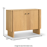 Arden Oak Small Sideboard from Roseland Furniture