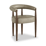 Carlyle Dining Chair Grey Dark Leg from Roseland Furniture