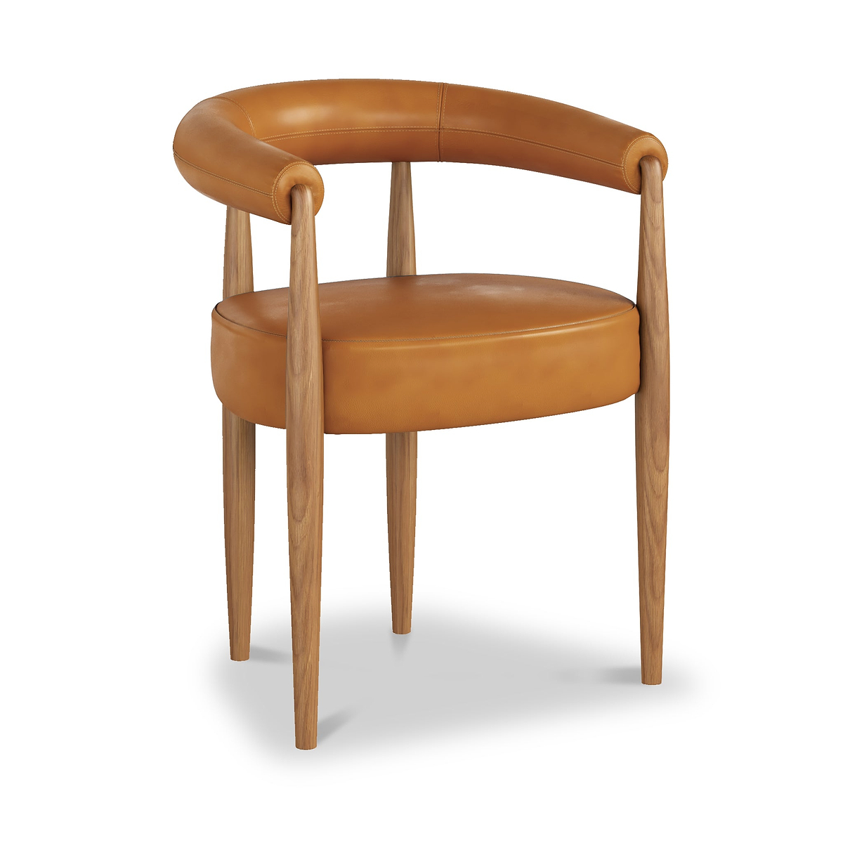 Carlyle Dining Chair Tan Light Leg from Roseland Furniture