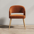 Wilton Dining Chair Rustic Velvet from Roseland Furniture
