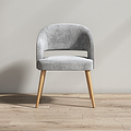 Corwin Dining Chair Light Grey from Roseland Furniture