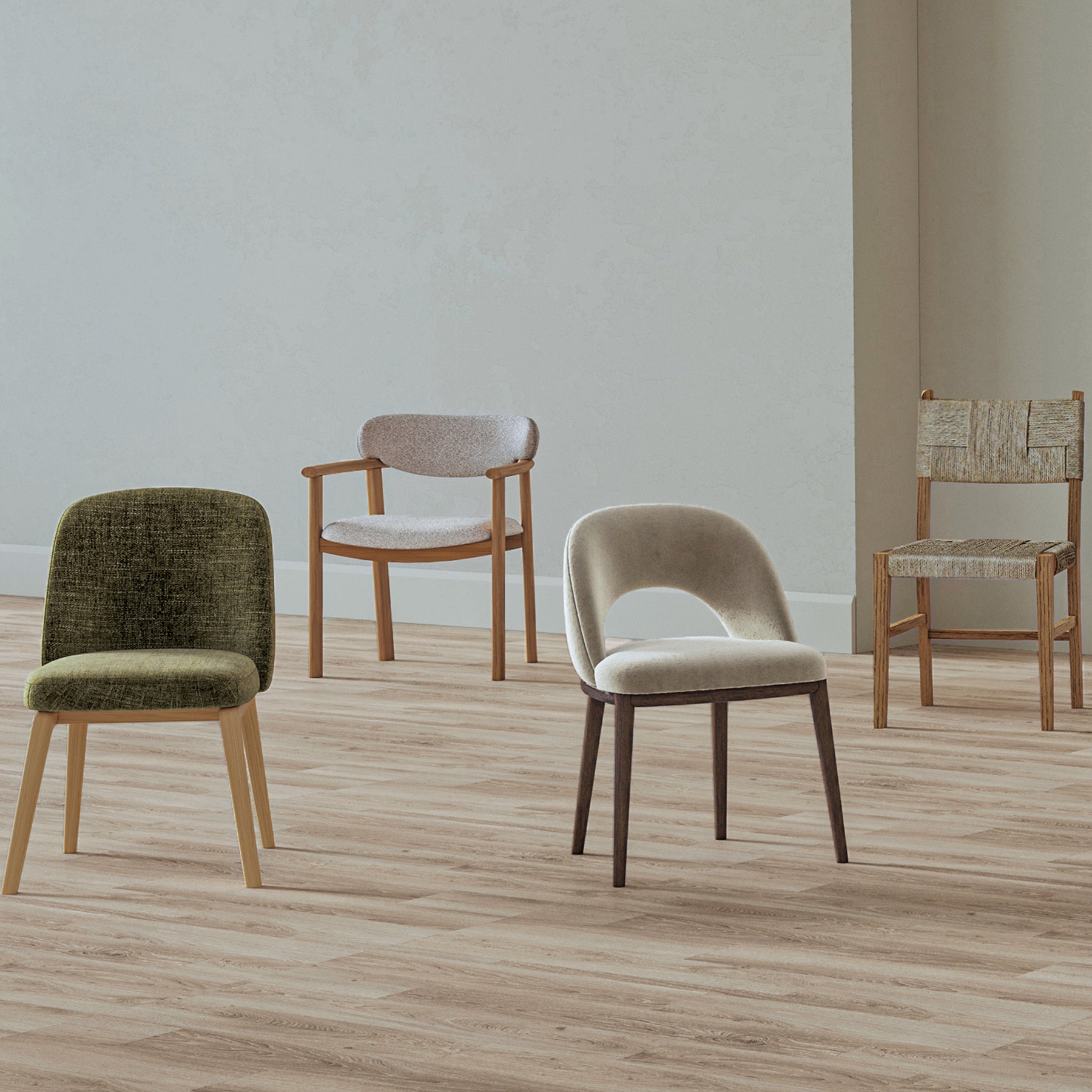 Stonely Dining Chair Light Grey from Roseland Furniture