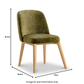 Arbor Dining Chair Olive Light Leg from Roseland Furniture