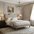 Alderley Oak Upholstered Bed Frame Oatmeal King from Roseland Furniture