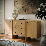Arden Oak Large Sideboard from Roseland Furniture