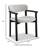Varenne Dining Chair Grey from Roseland Furniture