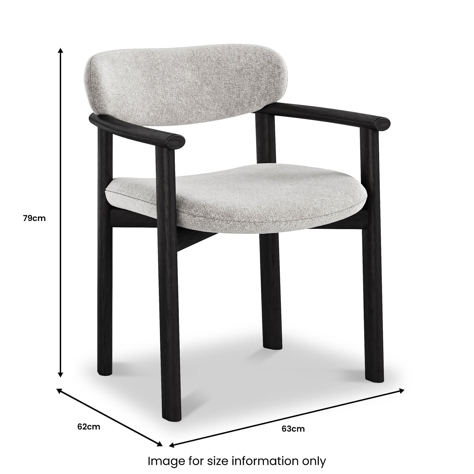 Varenne Dining Chair Grey from Roseland Furniture