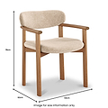 Sinclair Dining Chair Mink from Roseland Furniture