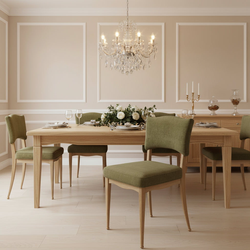Alderley Soft Chenille Upholstered Dining Chair Olive from Roseland Furniture