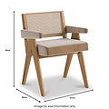 Orwell Dining Chair Caramel from Roseland Furniture