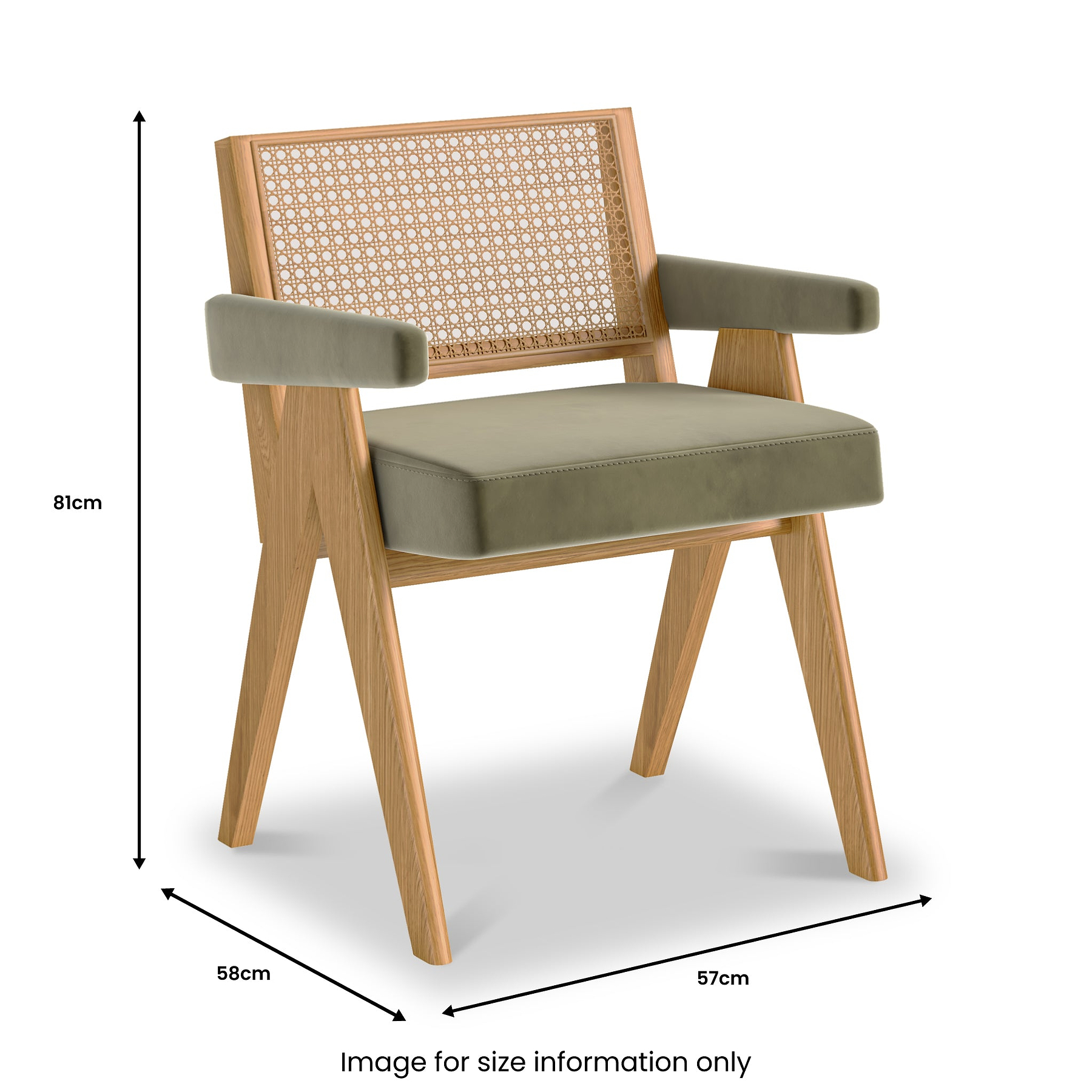 Merrick Dining Chair Olive from Roseland Furniture