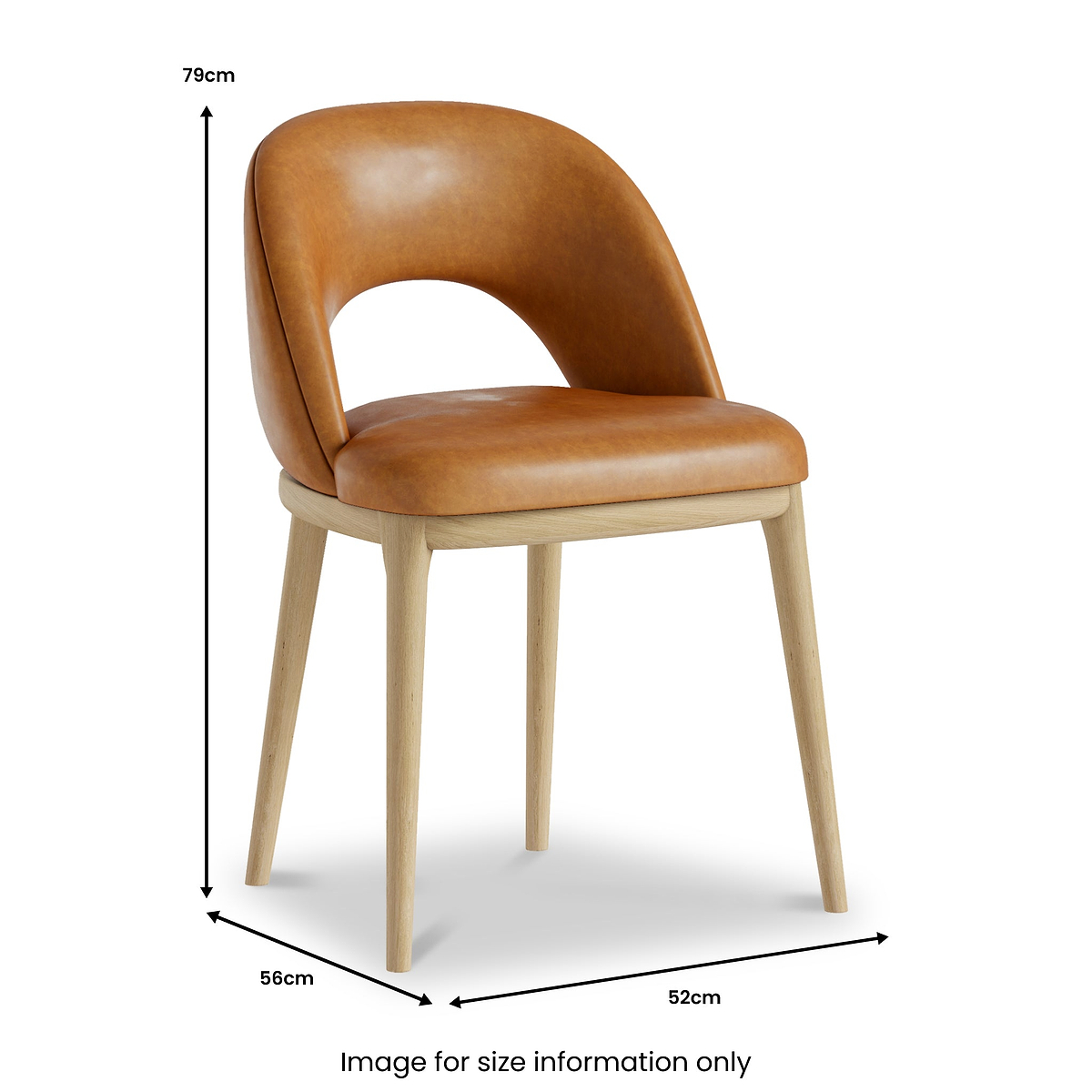 Holland Dining Chair Tan from Roseland Furniture