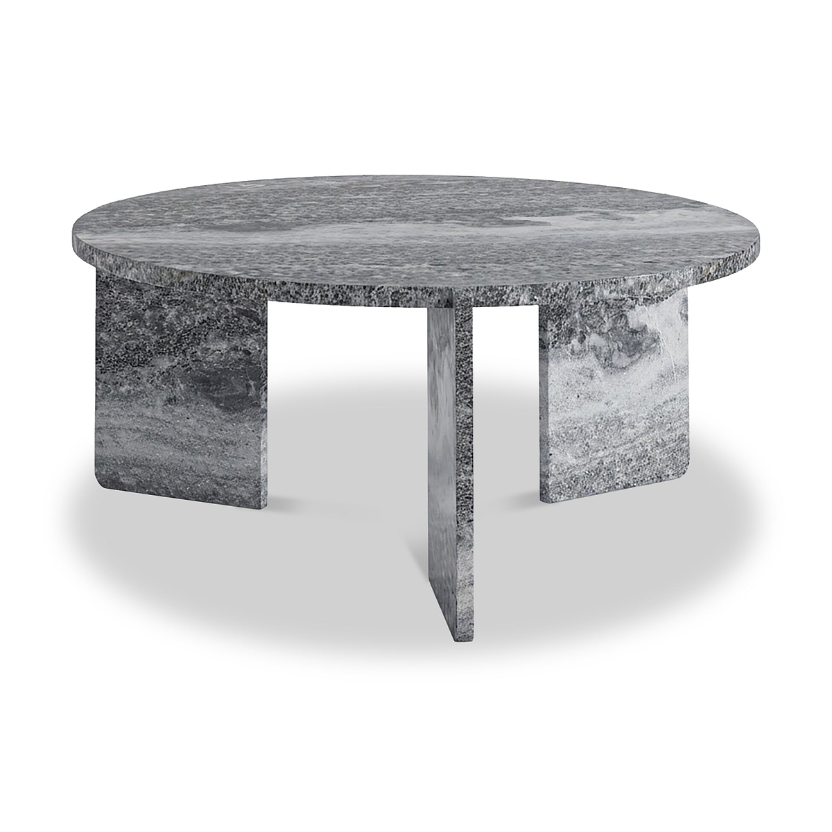 Langham Black Marble Round Coffee Table from Roseland Furniture