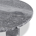 Langham Black Marble Round Coffee Table from Roseland Furniture