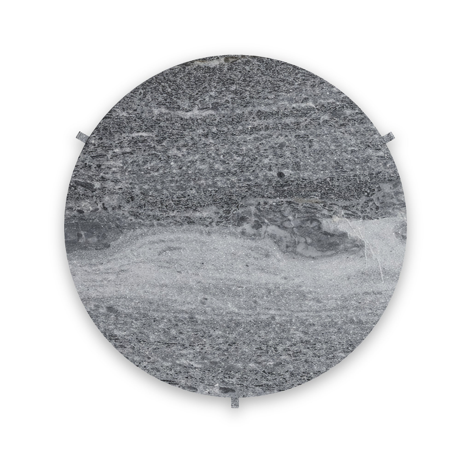 Langham Black Marble Round Coffee Table from Roseland Furniture