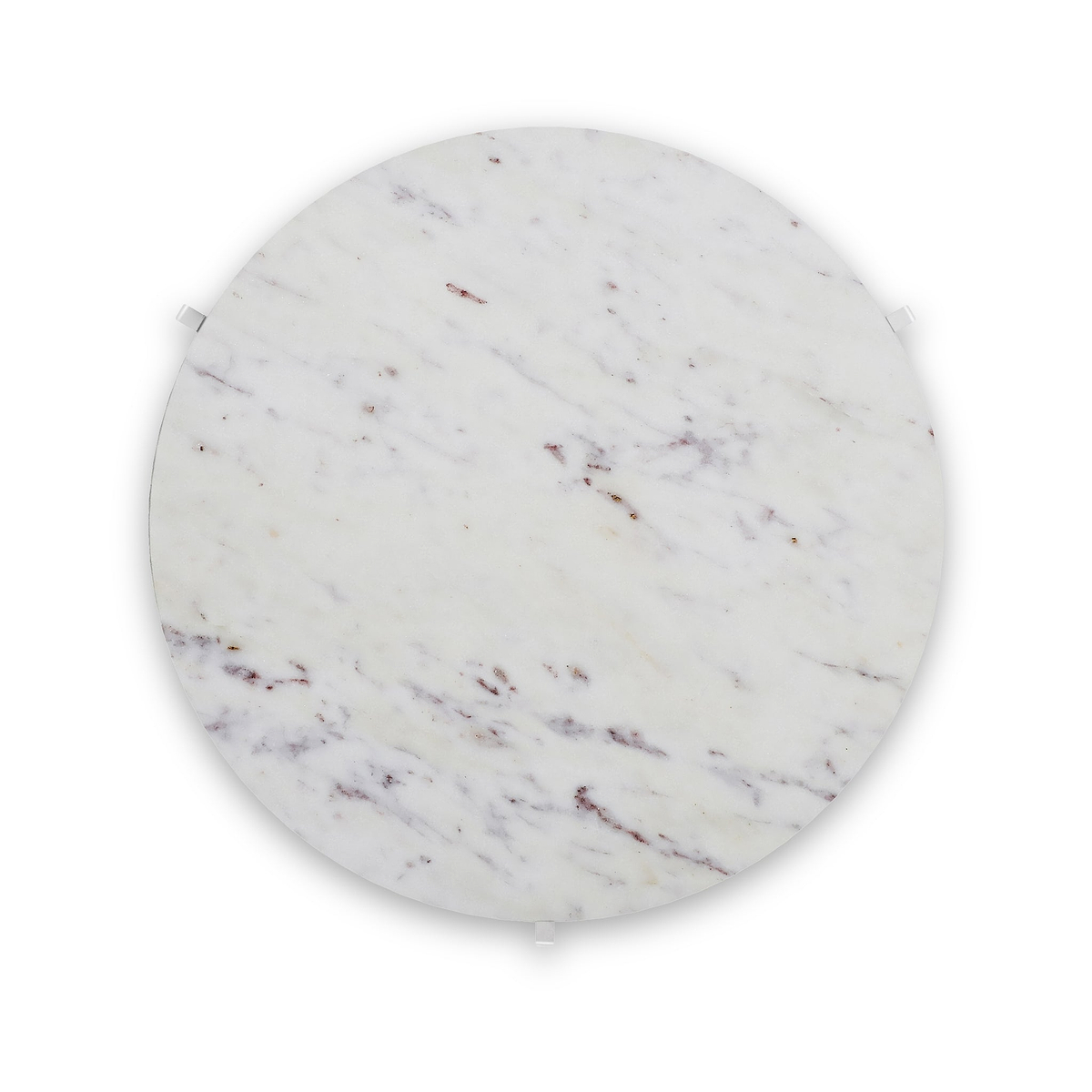 Langham White Marble Large Round Coffee Table from Roseland Furniture