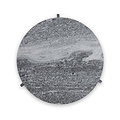 Langham Black Marble Small Round Side Table from Roseland Furniture