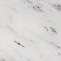 Langham White Marble Small Round Side Table from Roseland Furniture