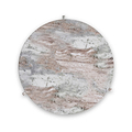 Langham Brown Marble Small Round Side Table from Roseland Furniture
