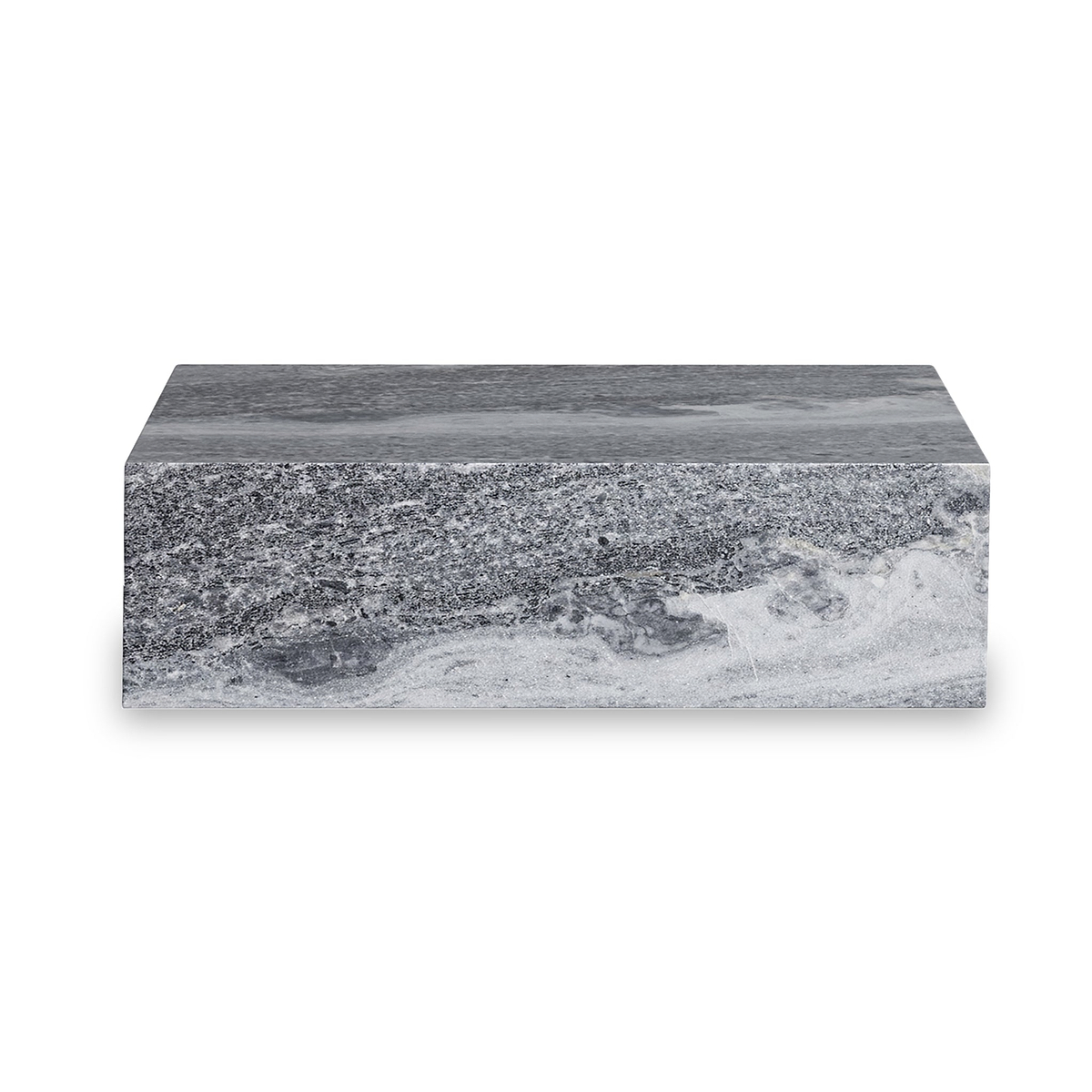 Langham Black Marble Large Round Coffee Table from Roseland Furniture