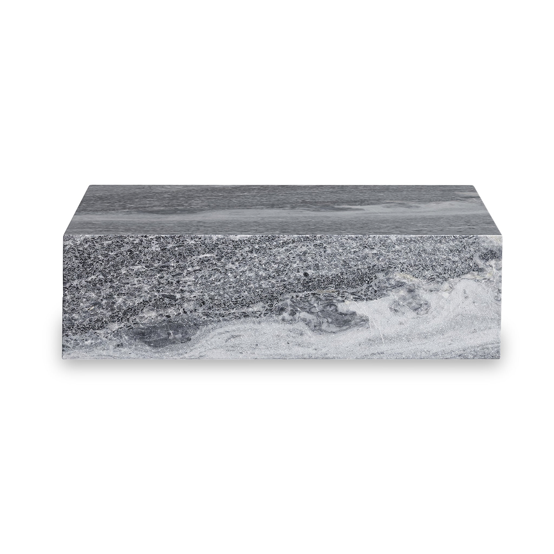 Langham Black Marble Large Round Coffee Table from Roseland Furniture